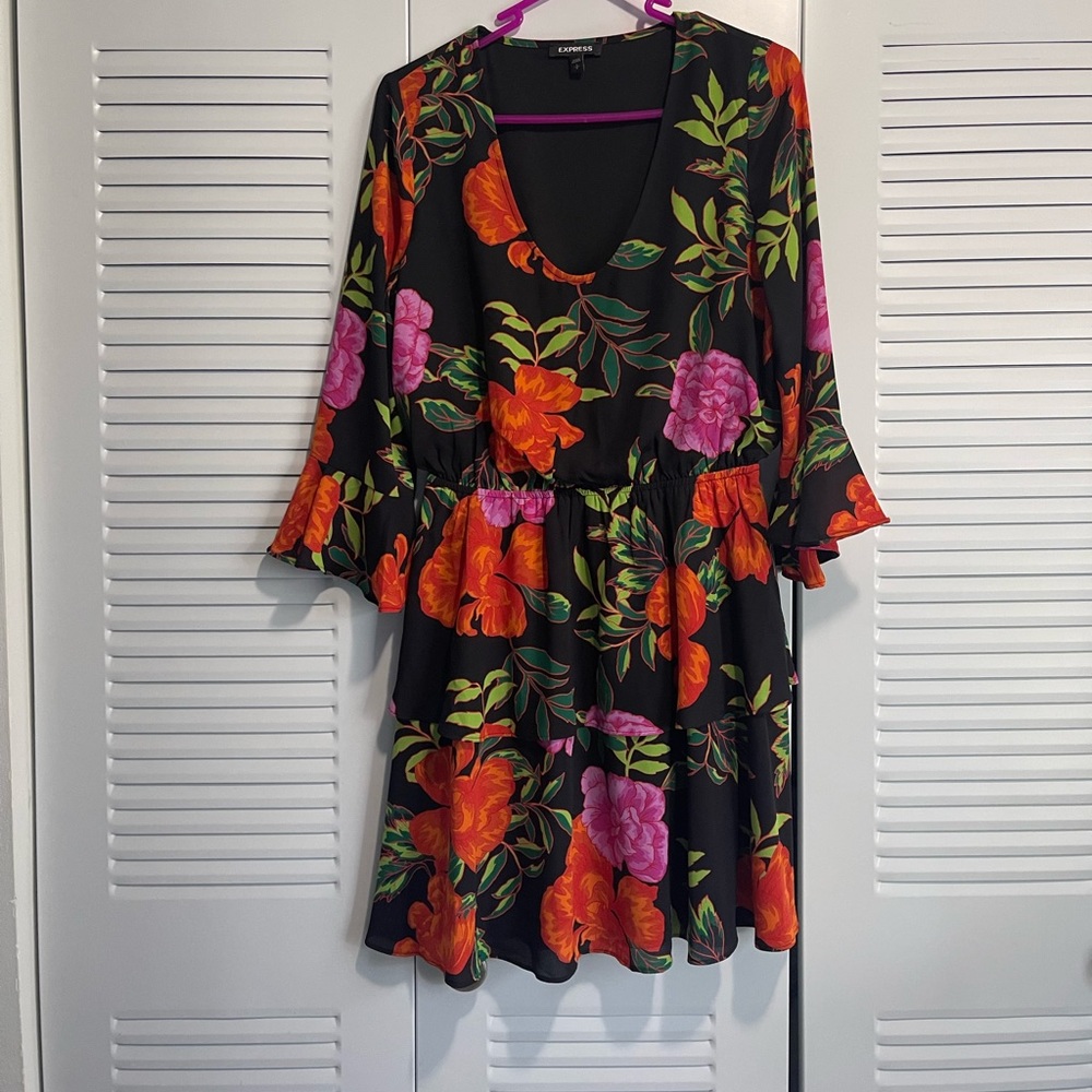 Express floral dress